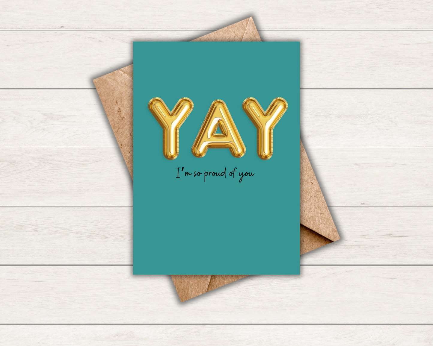 YAY Greeting Card | Proud of You | Celebration