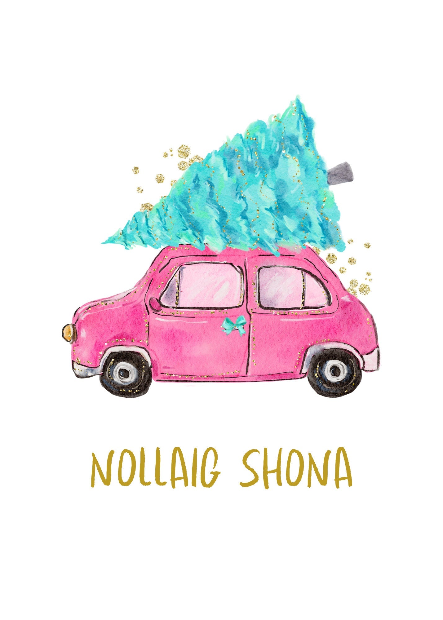 Nollaig Shona IRISH Christmas Card