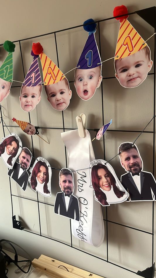 Bride & groom bunting