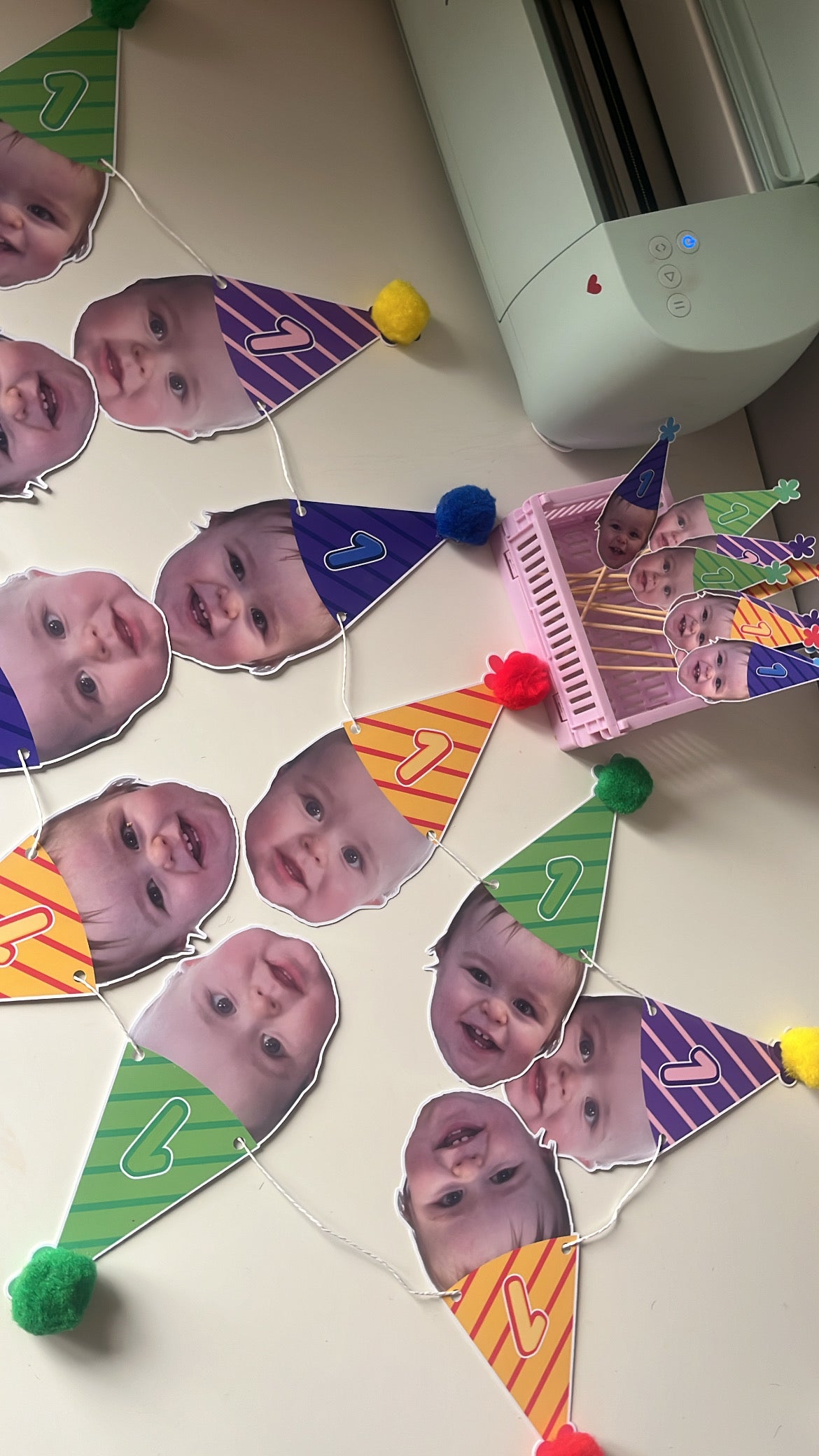 Personalised baby bunting