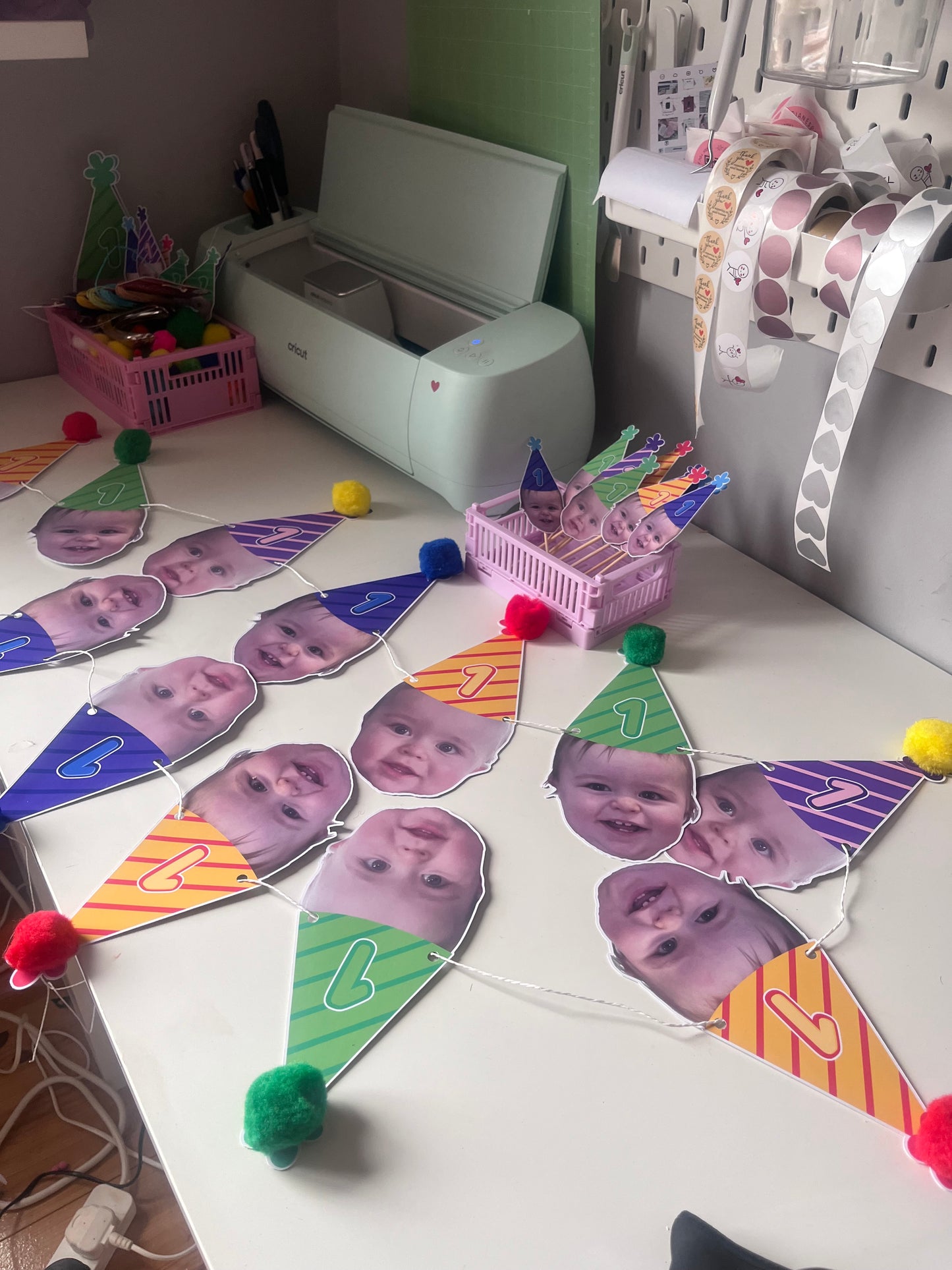 Personalised baby bunting