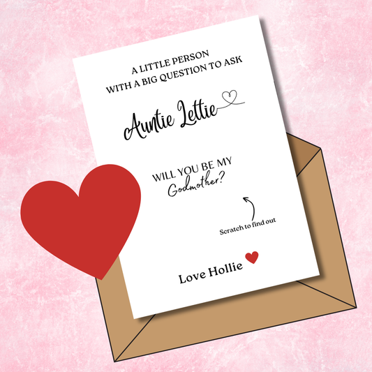 Personalised Surprise Scratch-Off Card
