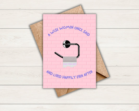 Wise Women | Divorce Breakup Card | Celebration