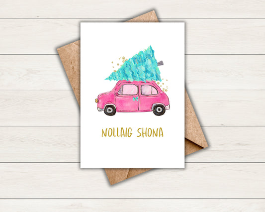 Nollaig Shona IRISH Christmas Card
